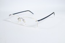 LINDBERG Brille Spirit Titanium Herren Silber U13 Randlos Titan Gestell