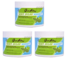 3 x Queen Helene Mint Julep Masque - Acne Clay Mask Oily Skin Detox 12oz