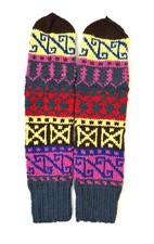 Tibetan Yak Wool Hand Knit Hand Made 100 wool socks Super Warm Strong M/L Size