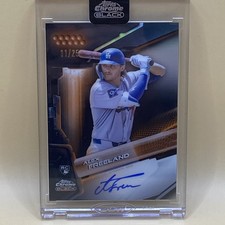 2026 Topps Chrome Black Alex Freeland Rookie Auto 11/25