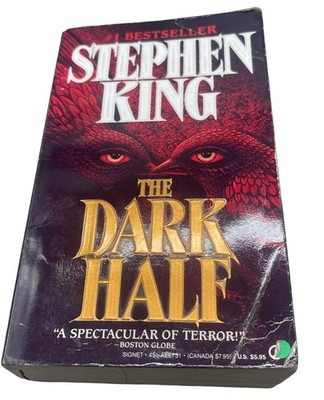 The dark half book Stephen King paperback copyright 1989 English 484 pg READ