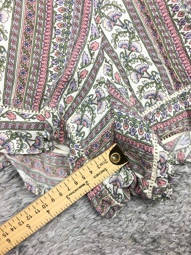 Pagliaccetto American Eagle donna taglia grande blu rosa floreale viscosa - Foto 10 di 18