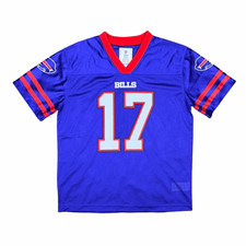 NFL Team Apparel Buffalo Bills 17 Josh Allen YOUTH Jersey - Size Large 12/14