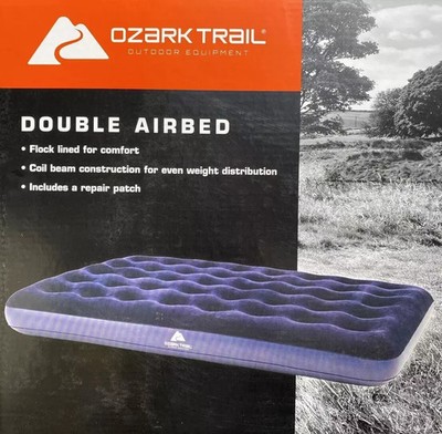 OZARK TRAIL AUFBLASBAR-BEFLOCKT-LUFTBETT-CAMPING-MATRATZE-LUFTBETT von T&Z (DOPPEL)