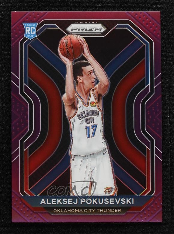 2020-21 Panini Prizm Purple Prizm 24/99 Aleksej Pokusevski #264 0el
