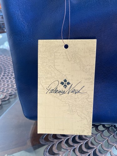 Patricia Nash Tooled Cut Out Leather Estella Tote In Cobalt NWT - Picture 6 of 15