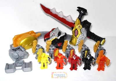 Power Rangers Dino Fury Ryusoulger Bulk Sale Ryusoul Key, Sword, Changer, Buckle