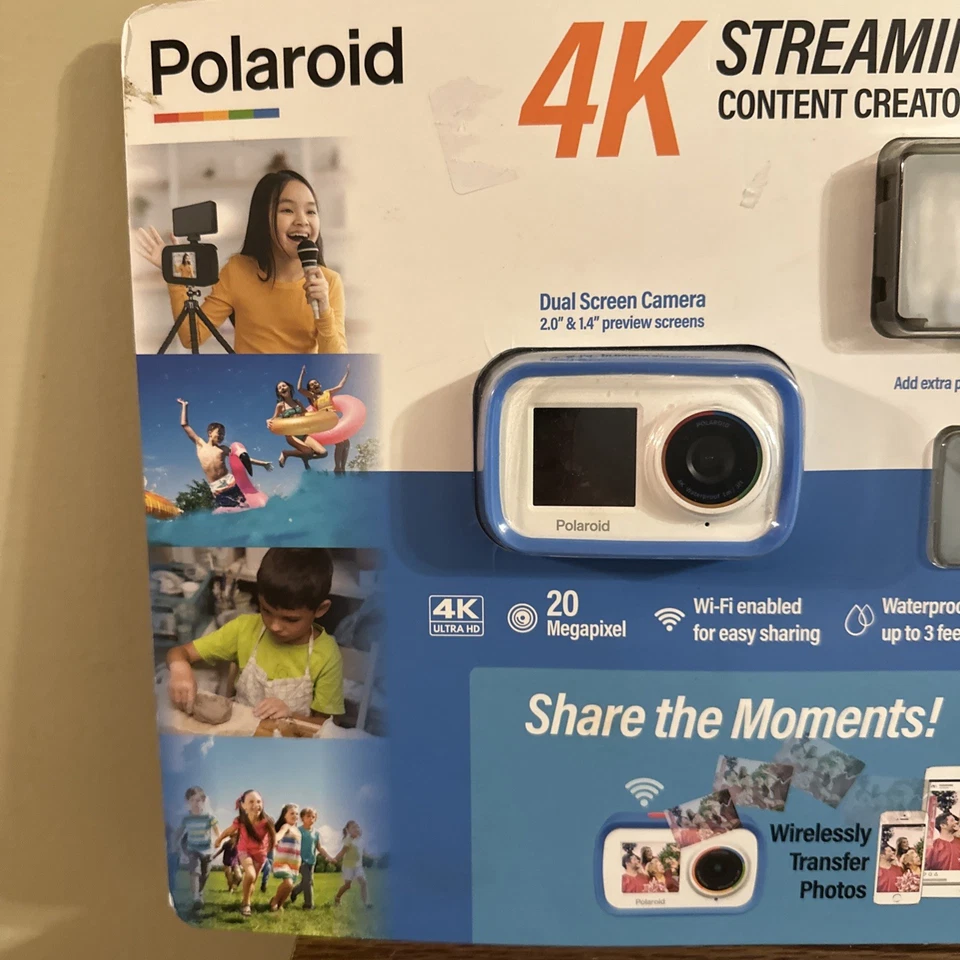Polaroid 4k Streaming Camera - Content Creator Kit (SD Card Missing) - Image 2 of 4