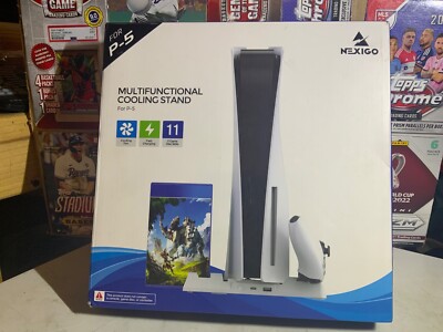 NexiGo Playstation 5 Vertical Stand with Cooling Station Controller