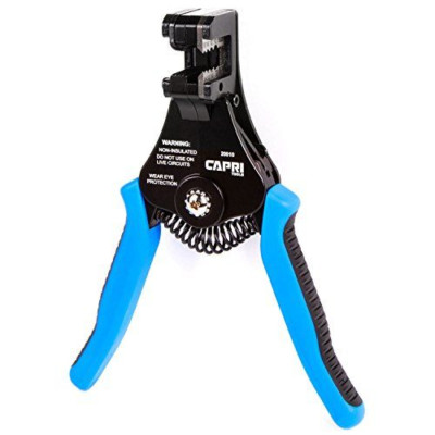 Capri Tools 20010 Precision Wire Stripper Small, Blue/Black 