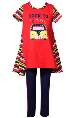 a line dress with leggings