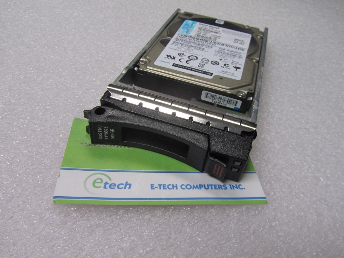 日本アイ・ビー・エム 900GB 10Krpm 2.5-inch 6Gb SAS NL HDD 81Y9915 81Y9915 – IBM 900GB 2.5in 10,000 rpm 6Gb SAS HDD, FRU