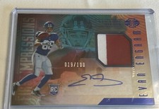 2017 Panini Illusions - First Impressions Mem Autographs Evan Engram #019/100