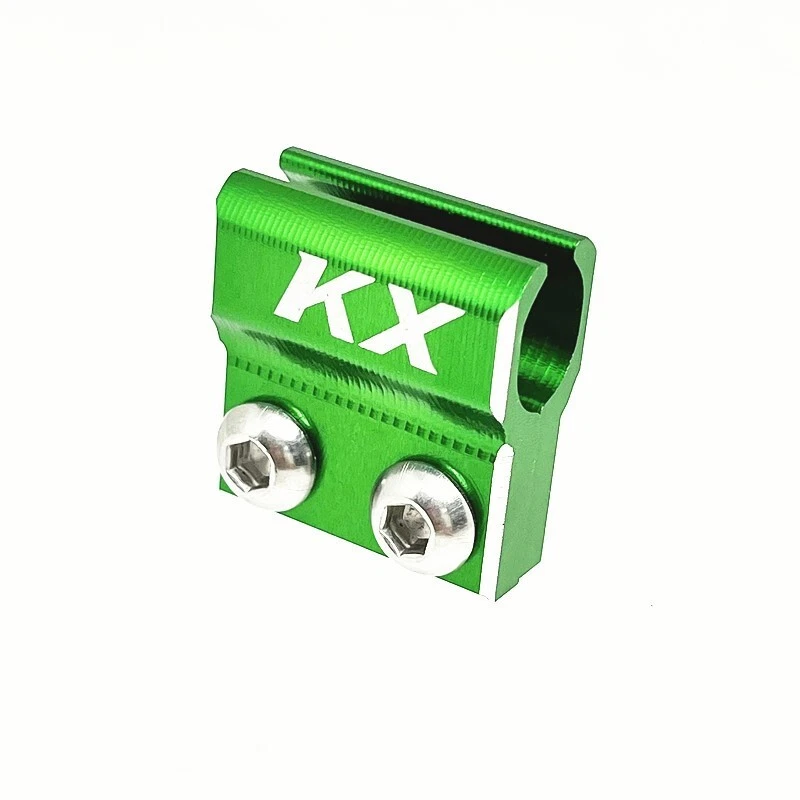 Soporte guía abrazadera de manguera de línea de freno delantero trasero para KAWASAKI KX250/F KX 125 450/F Foto 4 de 4