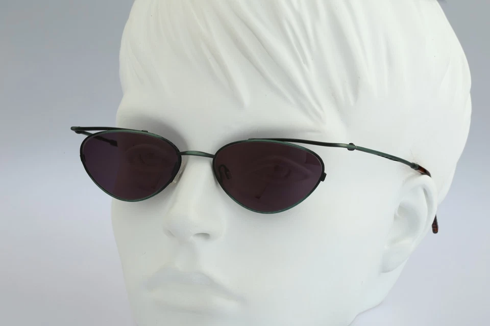 Gafas de sol Robert Rudger 2200 174 R1, vintage años 90 gunmetal pequeño ojo de gato NUEVO EN STOCK Foto 2 de 4