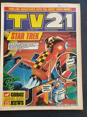 TV 21 COMIC No 91 19th JUNE 1971 VNC