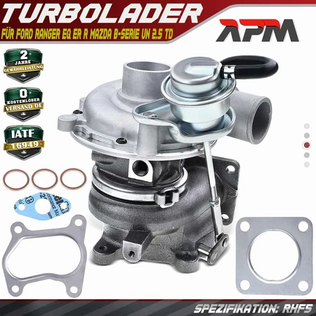 Turbolader FORD RANGER 2.5 TD 4x4 (ER, EQ)