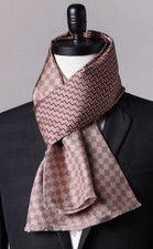 100 mulberry Silk Twill men women Scarf neckerchief Wrap plaids brown BL1-16