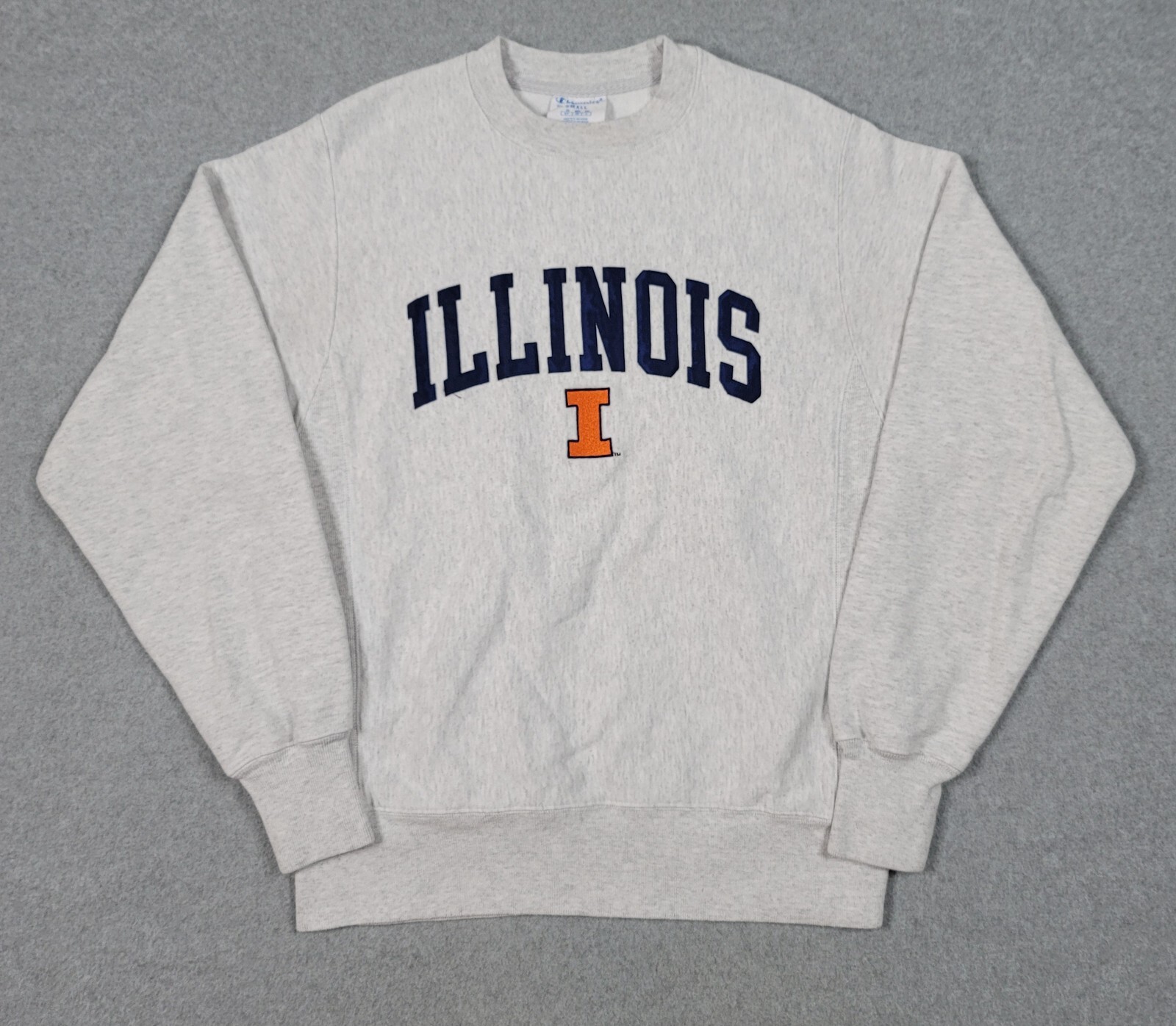 Vintage Y2K Illinois Fighting Illini Champion Reverse Weave Sz S NCAA Football