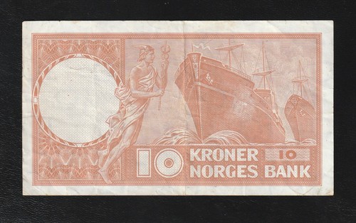 Norway, 10 Kroner, 1972, P-31, Banknote, Norges Bank - Picture 2 of 2
