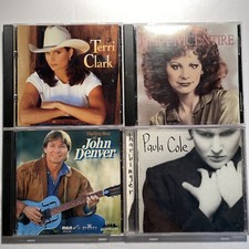 Country Cd Lot Terri Clark John Denver Reba McEntire Paula Cole h2991