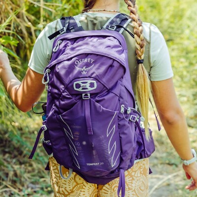 OSPREY TEMPEST 20 パープルリュック Osprey Tempest 20L Women's Hiking Backpack with Hipbelt