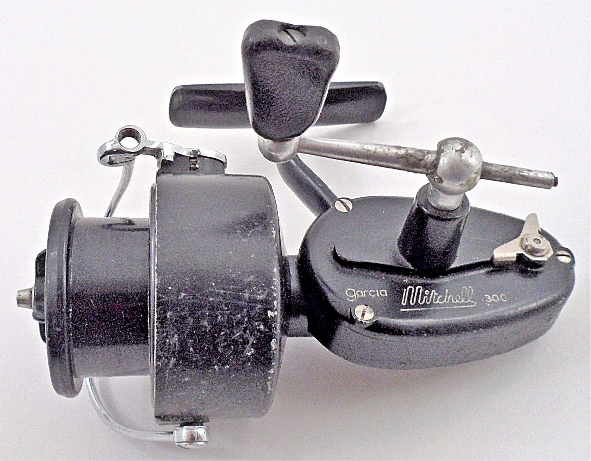 Made in France Garcia Mitchell 300 Spinning Reel Vintage Made in France Garcia Mitchell 300 Spinning Reel Vintage