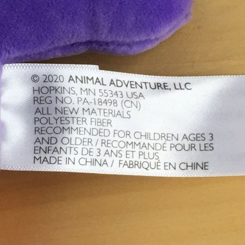 Peluche avventura animale Narwahl peluche viola rosa unicorno balena 2020 - Foto 7 di 8