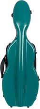 USA Shaped violin case Fiberglass UltraLight 4/4 M-case Green Sea