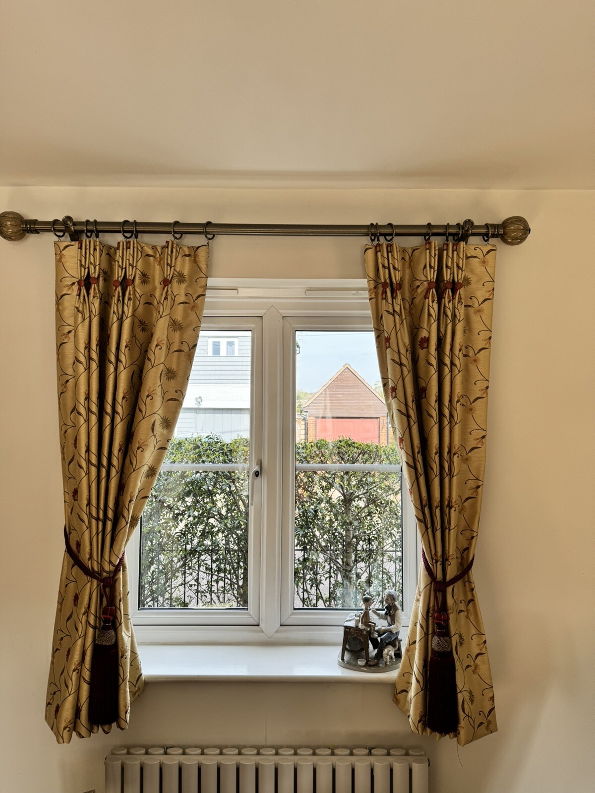 Bespoke Curtains X 3 Pairs , Plus 1 French Door Set, 4 Large Cushion