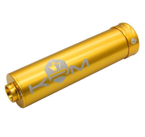 Silencieux KRM Alu 50 Full Or cartouche échappement pour moto 50cc
