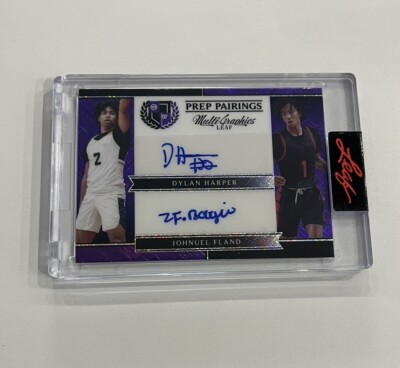 2023 LEAF CARD RC MULTIGRAPHICS 2 AUTO DYLAN HARPER   JOHNUEL FLAND /25