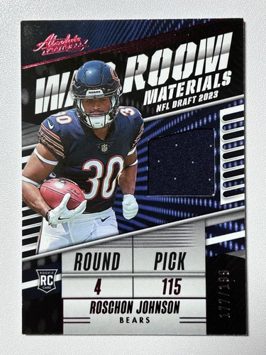 2023 Panini Absolute Roschon Johnson #WR-RJ