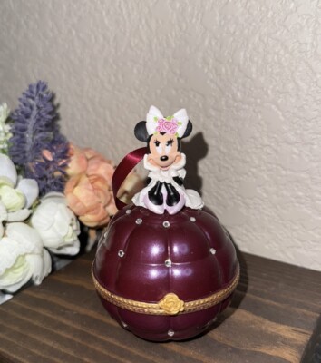 Disney Minnie Mouse Engagement Ring Box Christmas Ornament Gift Box 2022
