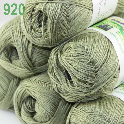 Sale Lot 1-9 Skeins x 50gr Soft Bamboo Cotton Baby Hand Knit Shawls Crochet Yarn - Picture 67 of 129