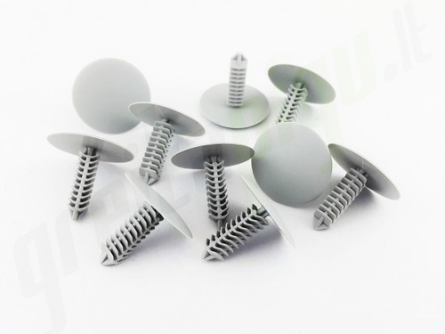Abeto Clips Plástico Panel Coche Universal Recorte Retenedor Techo Revestimiento Negro Gris - Imagen 7 de 112