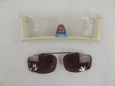 Solar Shield (52 Rec5) Scratch Resistant Polarized Clipons Blocks 100% UVA/UVB 