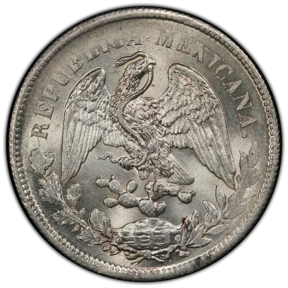 1899 Zs FZ PESO MÉXICO ZACATECAS PCGS MS61 #42757613 ¡COMO NUEVO! ¡APELACIÓN VISUAL! Foto 3 de 4