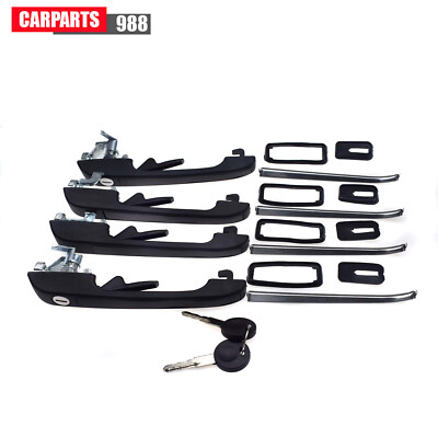 Outside Door Handle Front / Rear For VW Golf Jetta Rabbit Scirocco 191837205A
