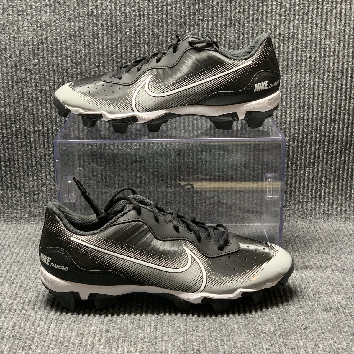 Size 12.5 - Nike Alpha Huarache 4 Keystone Black Dark Smoke Grey