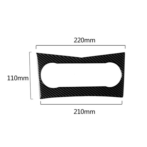 Carbon Fiber AC Console Interior Trim For Benz C-Class W204 2007-10 - Foto 2 di 12