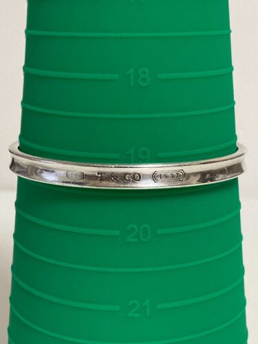 Tiffany & Co. 1837 Sterling Silber 925 schmale Schleife Armreif Armband Japan - Bild 9 von 9