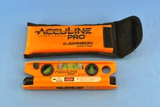 ACCULINE Pro Level & Tool 40-6164 Magnetic Torpedo Laser Level Red FREE SHIPPING