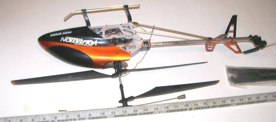 VOLITATION Metallrahmen Hi-Speed RC Hubschrauber RC; günstig verkauft, braucht TLC - Bild 4 von 4