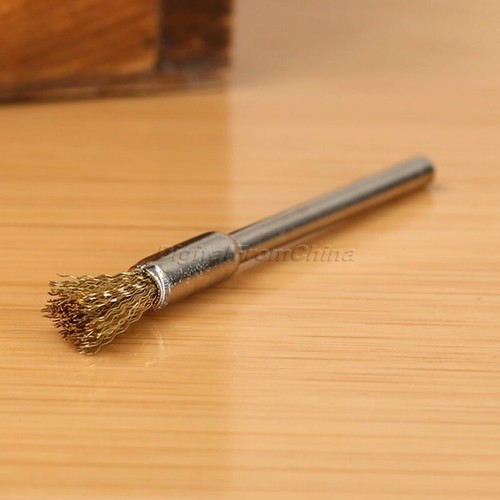 15× D5MM Brass Wire Wheels Wheel Rotary Accessories for Die Grinder