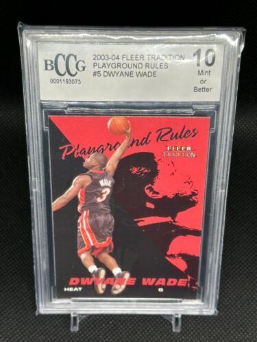 2003-04 Fleer Tradition Playground Rules #5 Dwayne Wade BCCG-10 - Picture 1 of 2