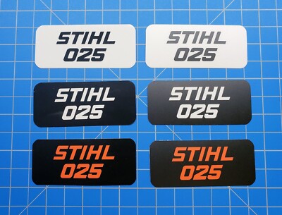 Vinyl Sticker for Stihl 025 Shroud Badge ''Full Vinyl Overlay''