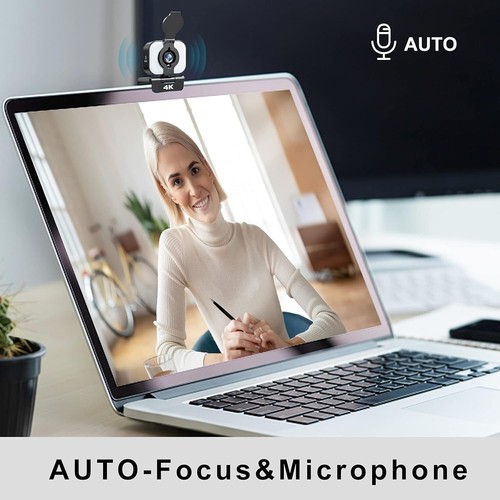 4K-Webcam mit Autofokus, 1080p-Computer-Kamera, Ultra-HD, USB, Livestream - Bild 5 von 8