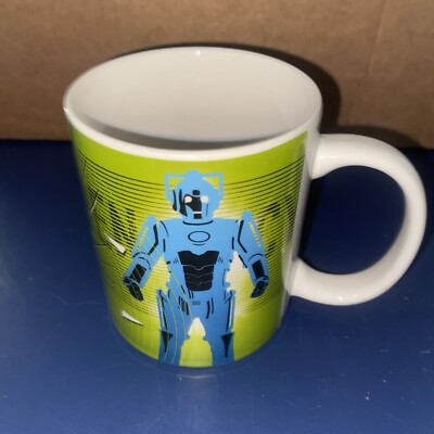 Dr Who Mug Cyberman BBC Ceramic Cup Tea Coffee Vintage 1996