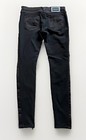 VERSACE⚡️Satin & stretch twill denim black skinny ankle zip pants jeans size 26 — photo 3